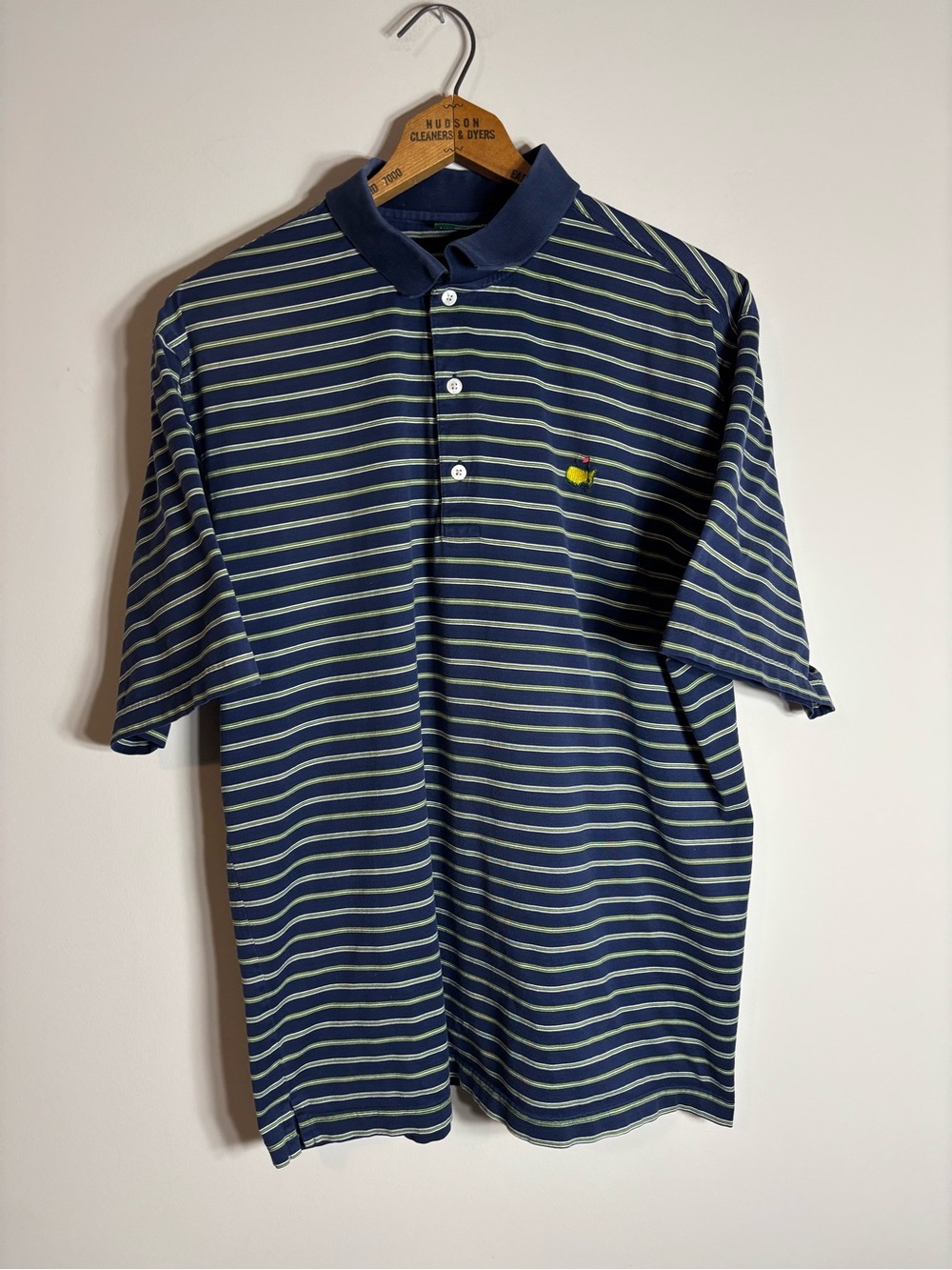 Amen Corner Masters Golf Polo Pima Cotton Large
